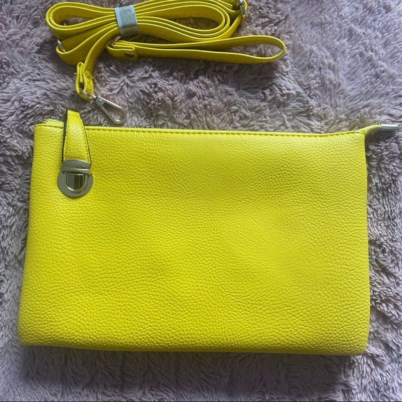 Medium Yellow Shoulder Bag - Picture 2 of 6